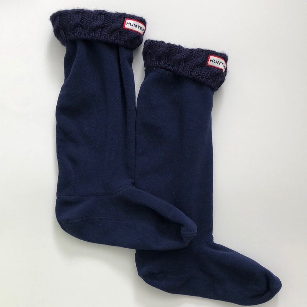 Navy Tall Hunter Boot Socks